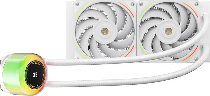 Actual product image 1stplayer Kit Watercooling AIO CC RGB - 240mm (Blanc)
