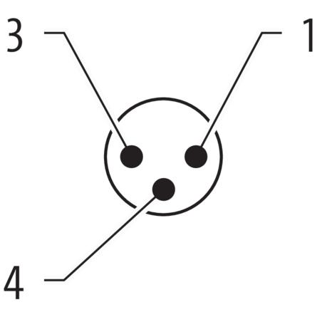 Murr Elektronik Cavo di collegamento M8/M8, Cavo + Spina elettrica