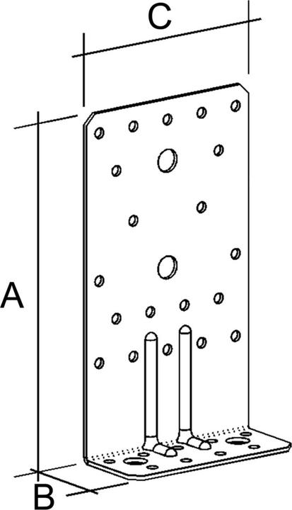 Image du produit Simpson Sst Connecteur en bois (Connecteur coudé, 1 pcs)