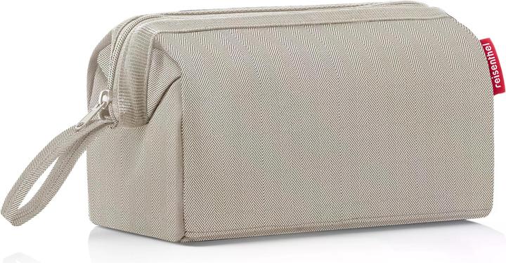 Actual product image reisenthel Necessaire Travelcosmetic Herringbone Sand (4 l)
