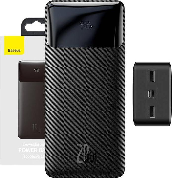 Actual product image Baseus Bipow (30000 mAh, 15 W, 111 Wh)
