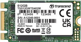 Immagine prodotto Transcend MTS402M 256 GB SSD M.2 PCIe NVMe interno 2242 SATA III Retail TS256GMT (256 GB, M.2, M.2 2242)
