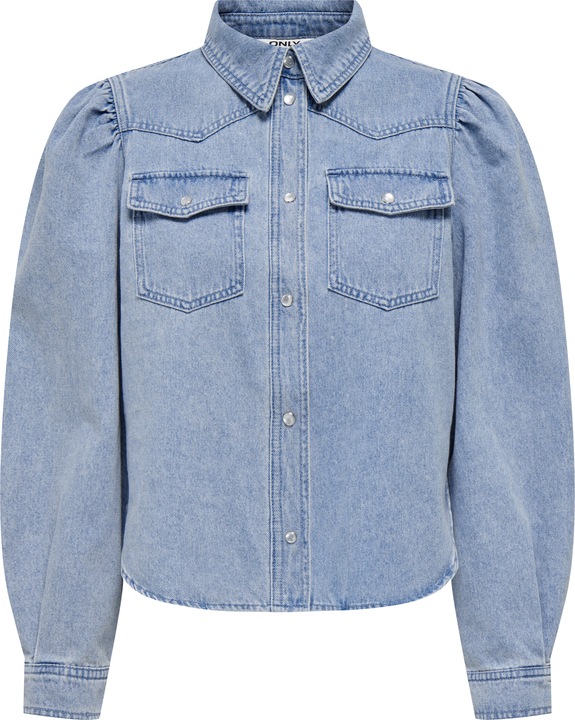 Immagine prodotto Only Camicia loose fit colletto maniche a sbuffo camicia denim (XS)