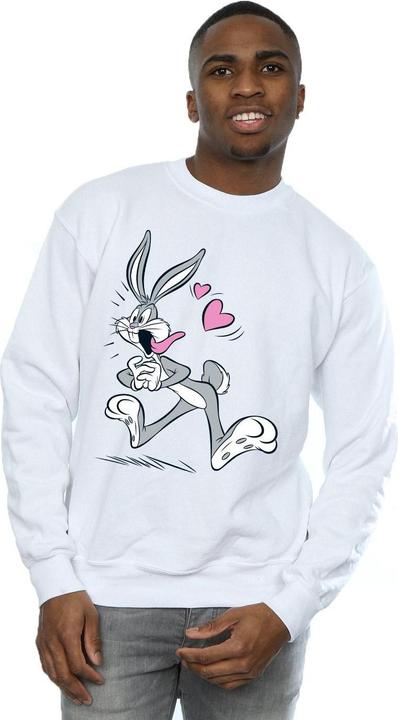 Actual product image Looney Tunes Mens Bugs Bunny In Love Sweatshirt (3XL)
