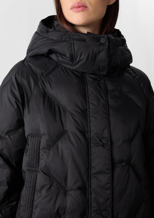 Produktbild Comma Gesteppte Pufferjacke mit Stehkragen und Kapuze