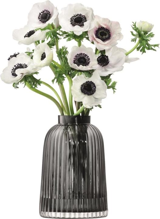 Actual product image LSA Pleat vase H20cm - gray (1 x)