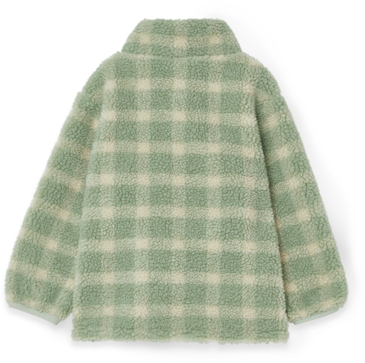 Immagine prodotto Garbo & Friends Giacca in pile a quadri color salvia (134)