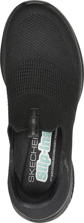 Produktbild Skechers 149708/BBK Ultra Flex 3.0-Cozy Streak Damen Sneaker Turnschuhe Slipper VEGAN schwarz (39)