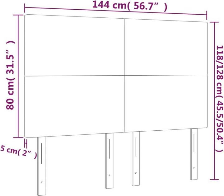 Produktbild VidaXL Lauriane (144 x 5 x 128 cm)