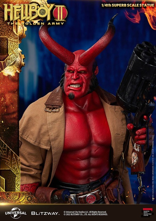 Produktbild Blitzway Hellboy 2 -The Golden Army “Hellboy” 1/4 Statue