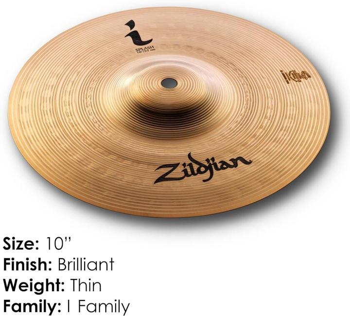 Image du produit Zildjian ILH10S I Family Splash 10 pouces (10", Cuvette, éclabousser)