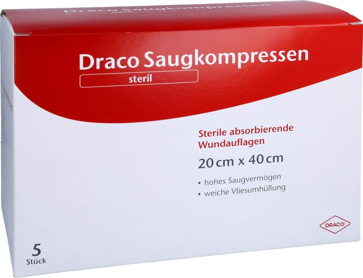 Produktbild Dr. Ausbüttel & Co. Saugkompressen steril 20x40 DRACO, 5 St KOM