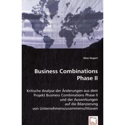 Business Combinations Phase II, Fachbücher