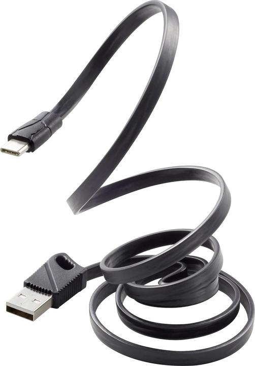 Actual product image Renkforce Shape Memory USB-C Charging Cable (1 m, USB 2.0, 36 W)