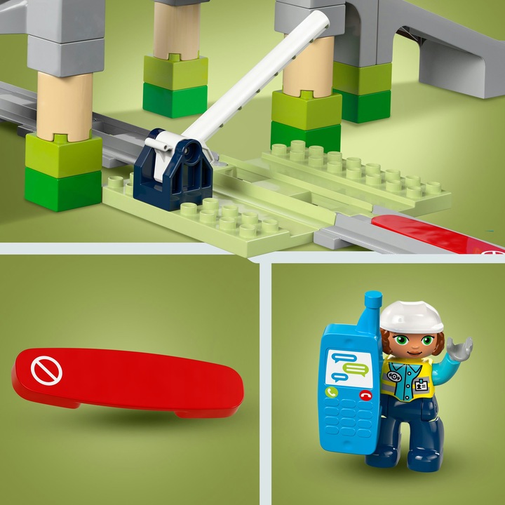 Image du produit LEGO Pont ferroviaire et rails - Kit d'extension (10426)