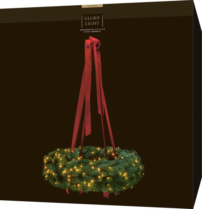 Image du produit Fascinating Lights Green Wreath 80
