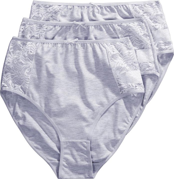 Immagine prodotto Ulla Popken Slip maxi in confezione da tre con pizzo laterale (42, 44, confezione da 3)