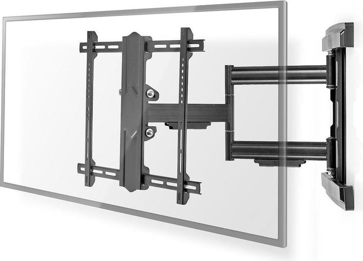 Image du produit Nedis Support mural TV entièrement mobile, 37-80 (Mur, 50 kg, 37" - 80")