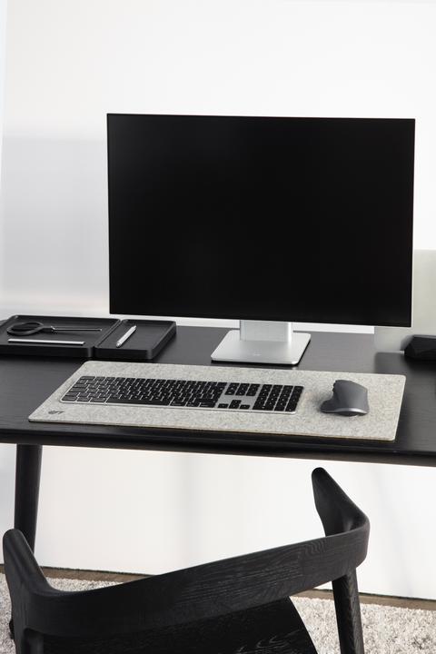 Actual product image Oakywood Classic Desk - Klassischer Schreibtisch aus Massivholz - Schwarz / 100x50 - (100 x 50 cm)