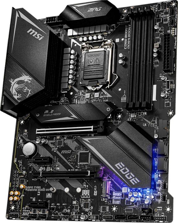 Actual product image MSI MPG Z490 Gaming Edge Wifi (LGA 1200, Intel Z490, ATX)