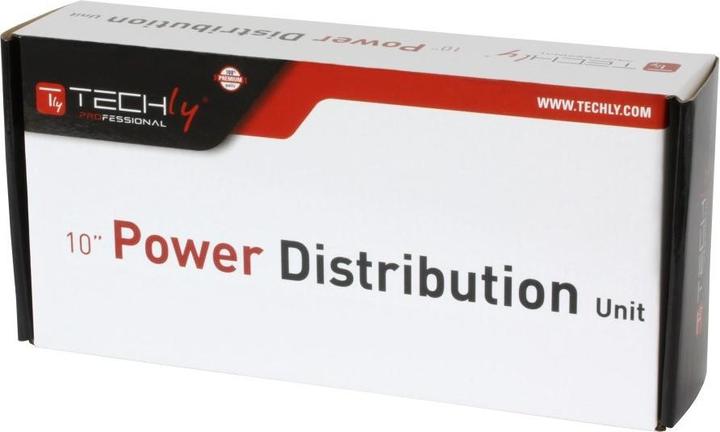 Produktbild Techly I-CASE M10-4ITY Rack Zubehör Stromverteiler (4x, CEE 7/3, 1.80 m)