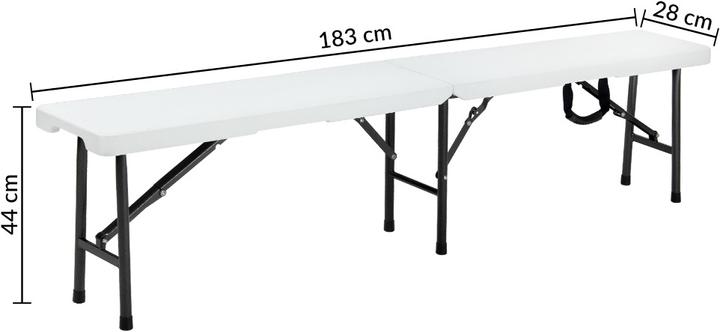 Actual product image Casaria Beer Bench Set of 2