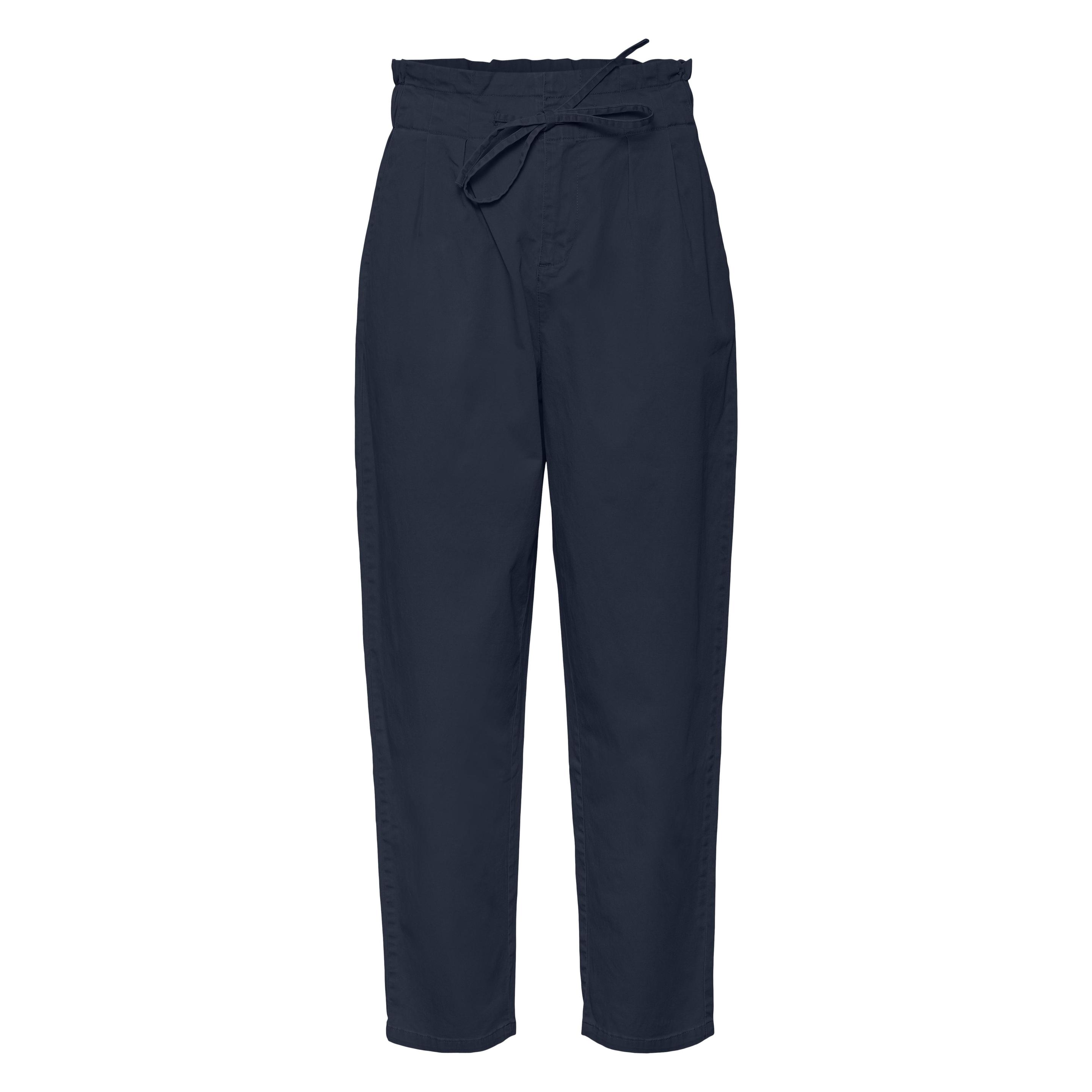 Vero Moda, Damen, Hosen, Vmevany Hr Weite Kordelzug Ankl Hose Ga Hose, Blau, (34)
