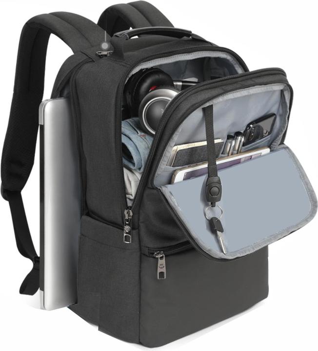 Produktbild Swissten Backpack 15.6 "black