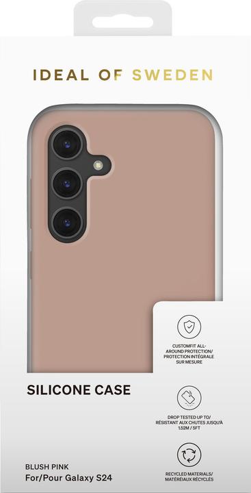 Actual product image iDeal Of Sweden Silicone Case - Blush Pink (Samsung Galaxy S24)