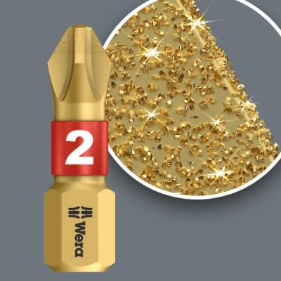 Produktbild Wera Bit-Check 7 Diamond 1 (Kreuz Phillips PH M1, Kreuz Phillips PH M2, Kreuz Pozidriv PZ M1)