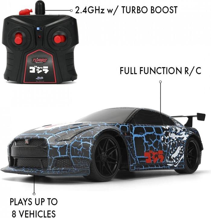 Produktbild Jada RC Godzilla 2009 Nissan GT-R 1:16