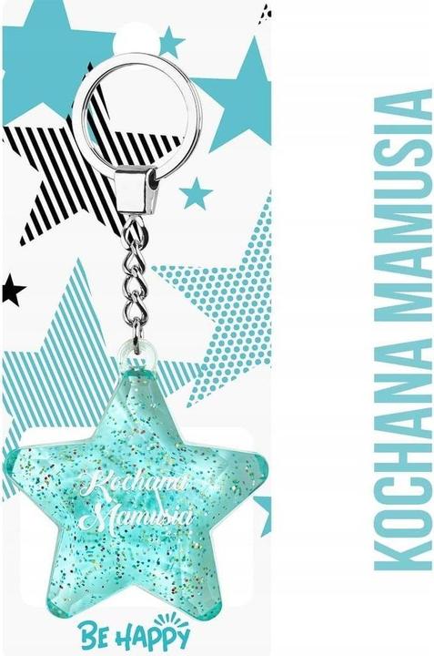 Actual product image Lieber Mama-Stern-Schlüsselanhänger