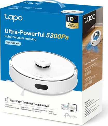 Image du produit TP-Link Tapo RV30 Max (5300 Pa, Torchon d'essuyage)