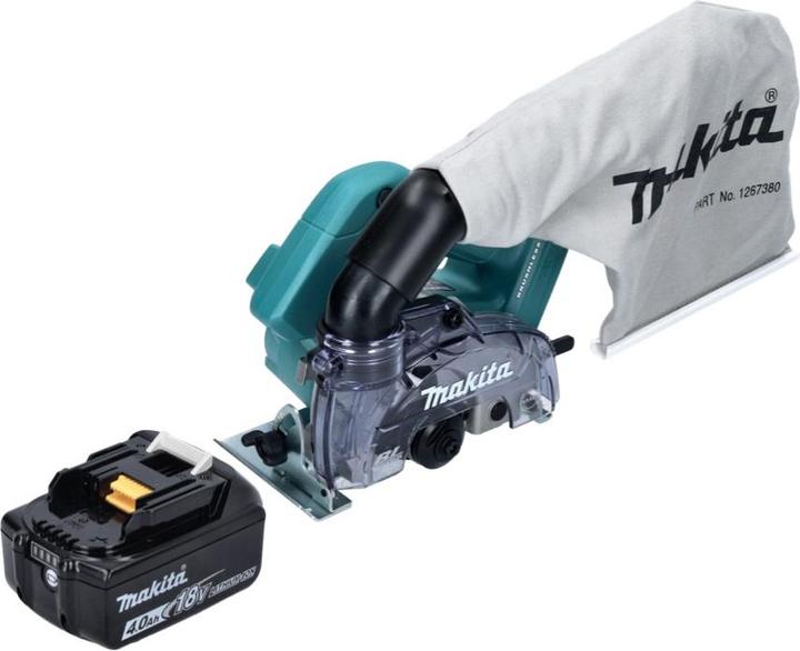 Produktbild Makita DCC 500 M1 Akku Diamantschneider 18 V 125 mm Brushless + 1x Akku 4,0 Ah - ohne Ladegerät (Exzenterschleifer)