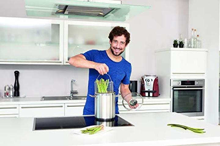 Image du produit Schulte-Ufer Casserole à asperges Profi-Star (18 cm, Casserole, Acier inoxydable)