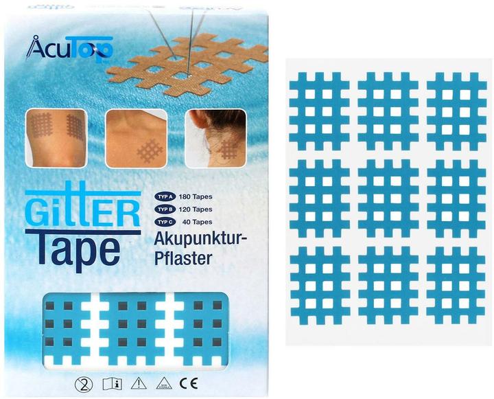 Actual product image AcuTop Grid tape type A 2.5 cm x 2 cm 180 pieces (0.02 m)
