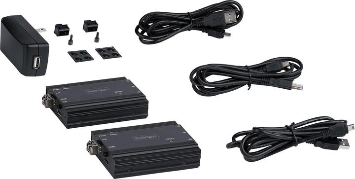 Produktbild StarTech HDMI LWL Extender - HDMI Video & USB Remote KVM Switch/Console Extender - bis zu (MultiMode) - MMF
