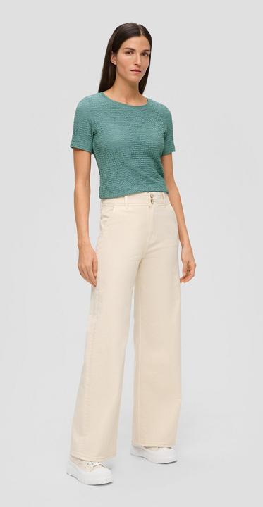 Immagine prodotto S.Oliver T-Shirt T-Shirt aus Strukturjersey (46)