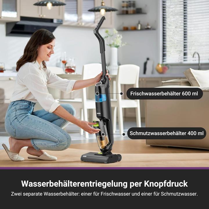 Actual product image Eureka upright vacuum cleaner NEW400 (Vacuuming + mopping)