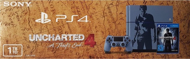 Produktbild Sony Playstation 4 Uncharted 4 Limited Edition, 1TB