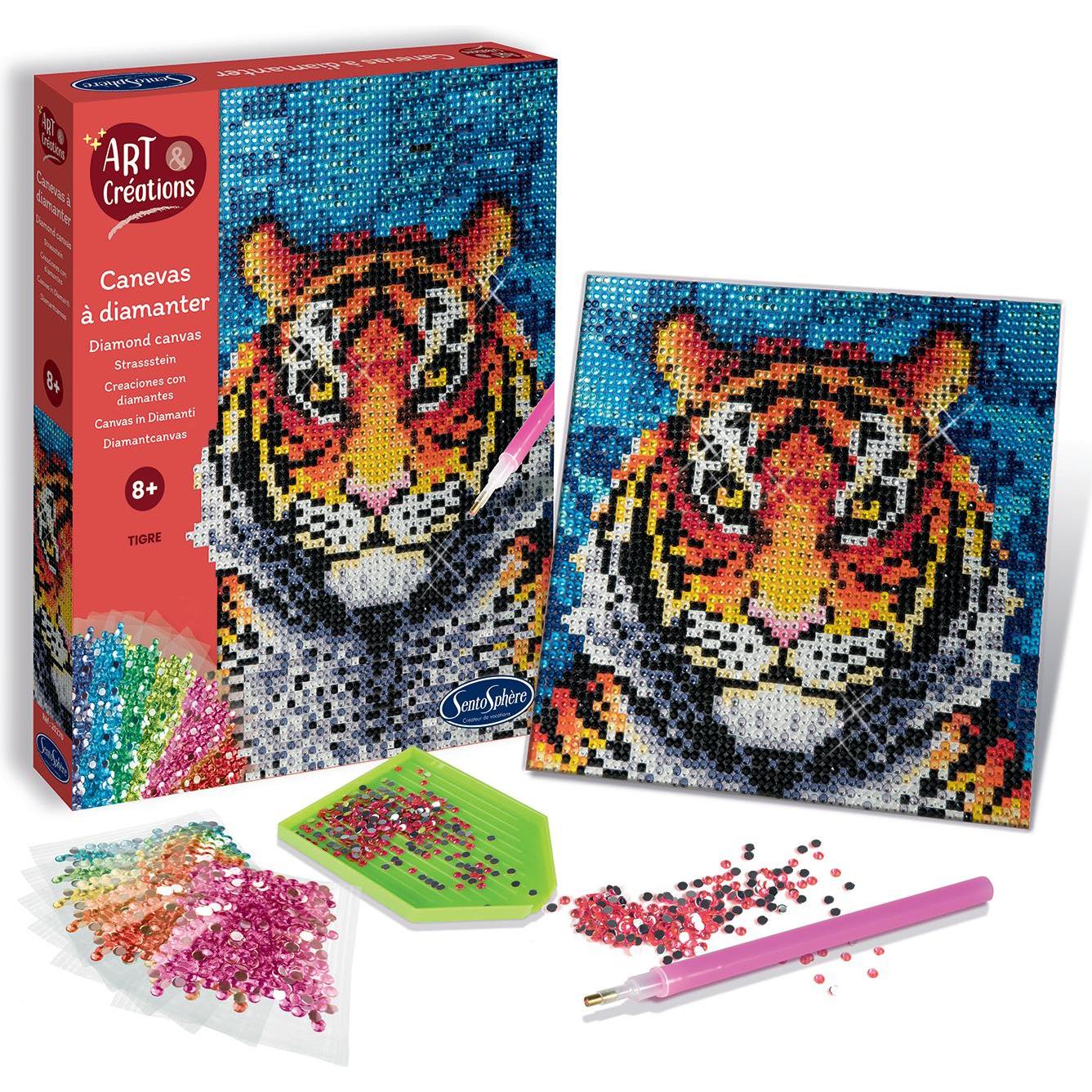 Thumbnail - Sentosphere Strasssteinbild Tiger