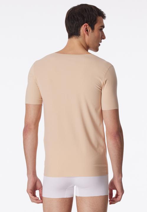 Produktbild Schiesser Shirt Loungewear "Laser Cut" schlamm (XL)