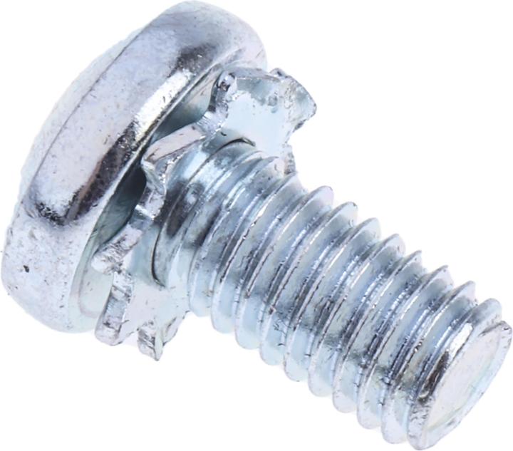 Produktbild RS PRO Schrauben mit Zahnscheibe M5x10mm (5 x 10 mm)