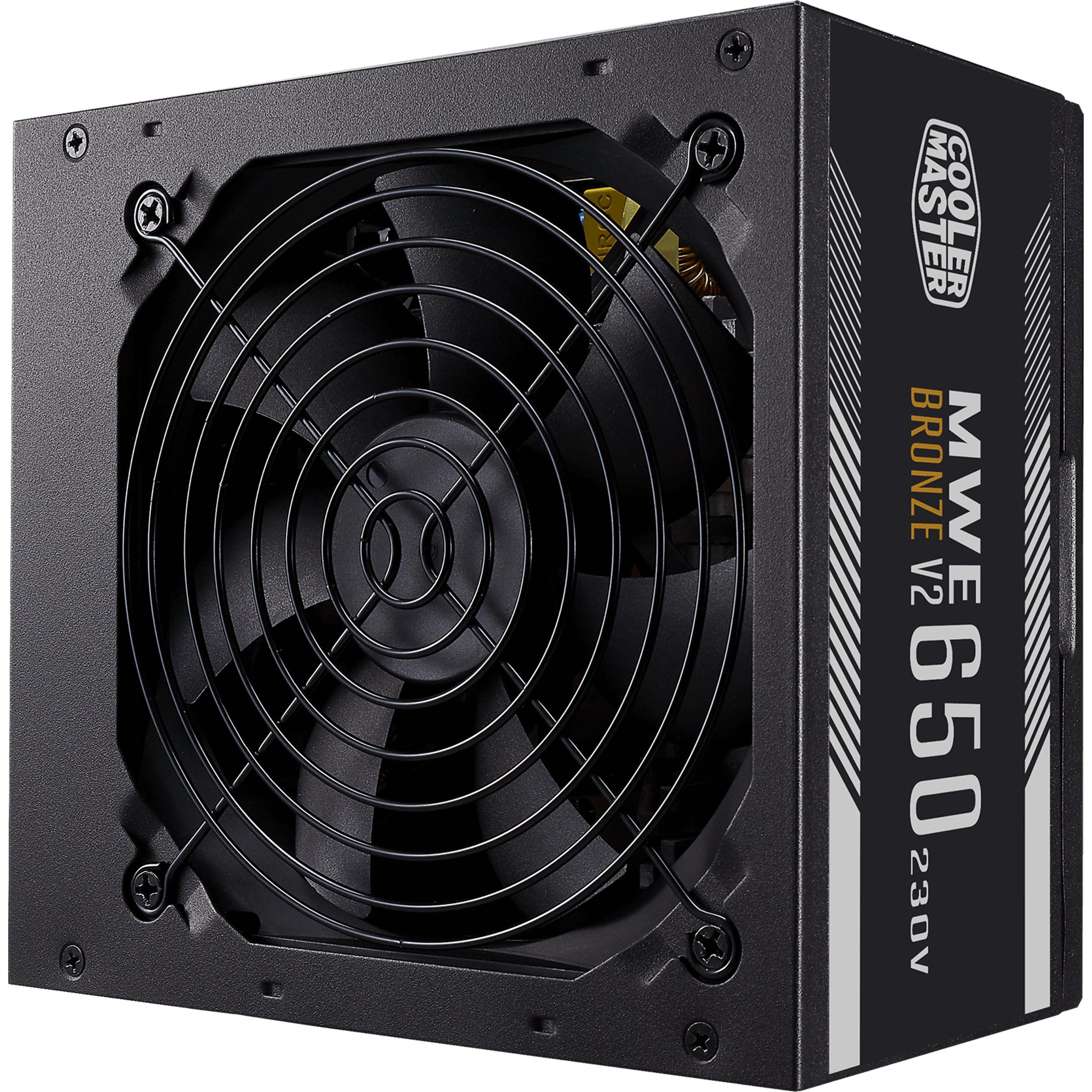 Cooler Master MWE Bronze V2 (650 W), PC Netzteil, Schwarz