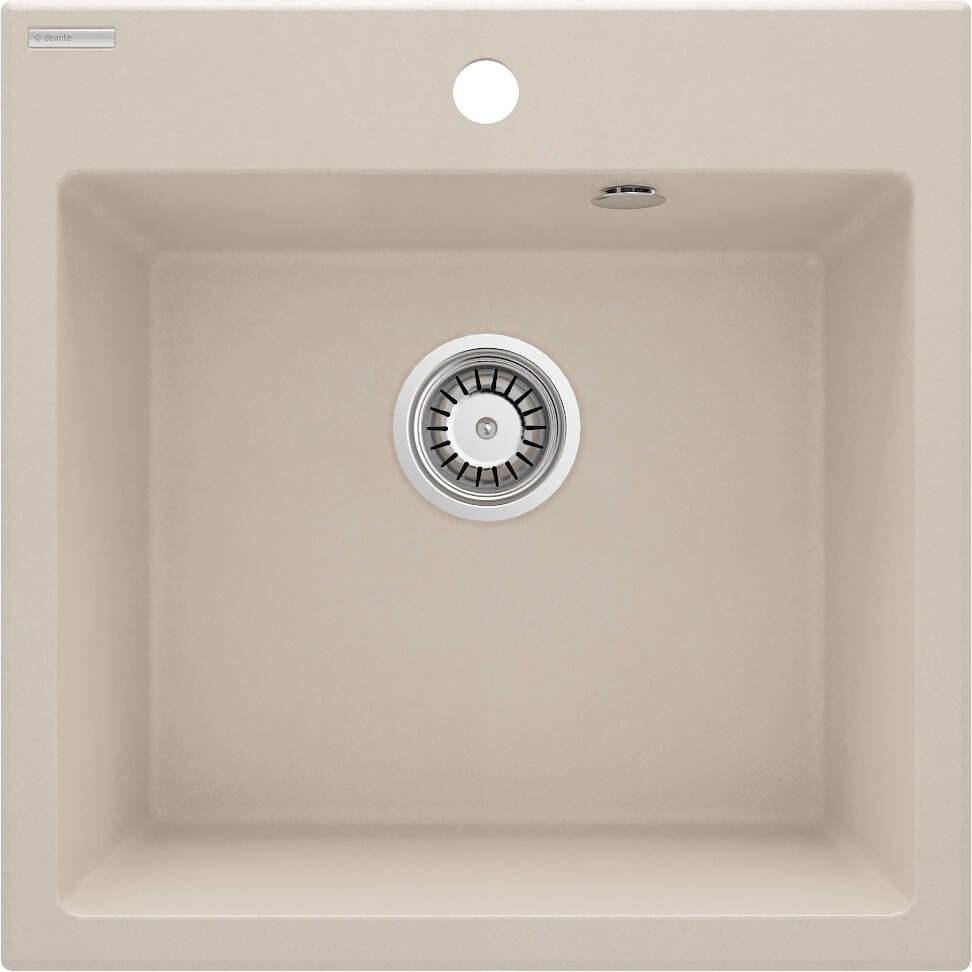 Deante Grigio Lavello, Lavello In Granito A 1 Vasca (Lavello Montato, 59 Cm)