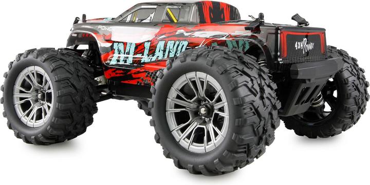 Image du produit Amewi M-Land Monstertruck 48km/h 4WD 1:16 RTR rouge (RTR Prêt à fonctionner)