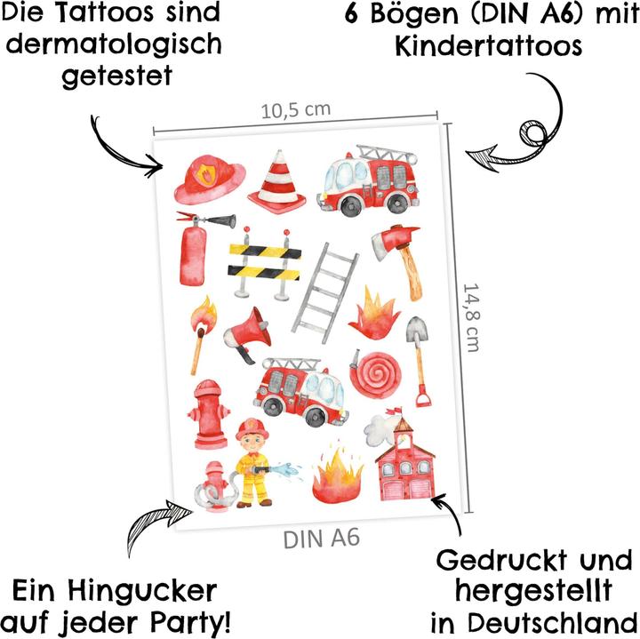 Actual product image Papierdrachen Kids Tattoos