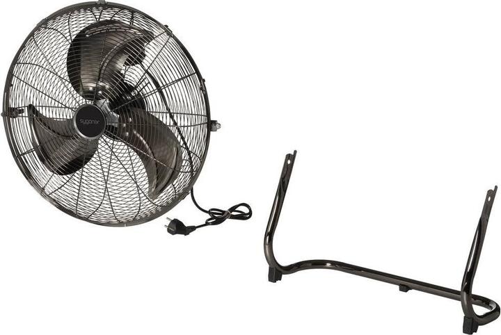 Actual product image Sygonix Bodenventilator 120 W Schwarz