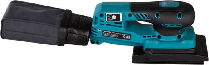 Produktbild Makita BO 005 CGT201 Akku Schwingschleifer 40 V max. 80 x 130 mm 3,0 mm Hub Brushless + 2x Akku 5,0 (Schwingschleifer)