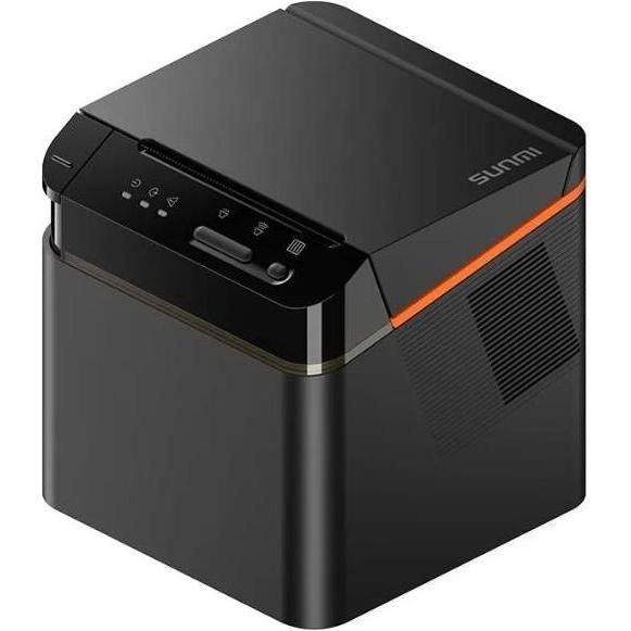 Sunmi Stampante Cloud per cucina da 80mm (RJ45, RJ12, HDMI (tipo C)), Stampante scontrini, Nero